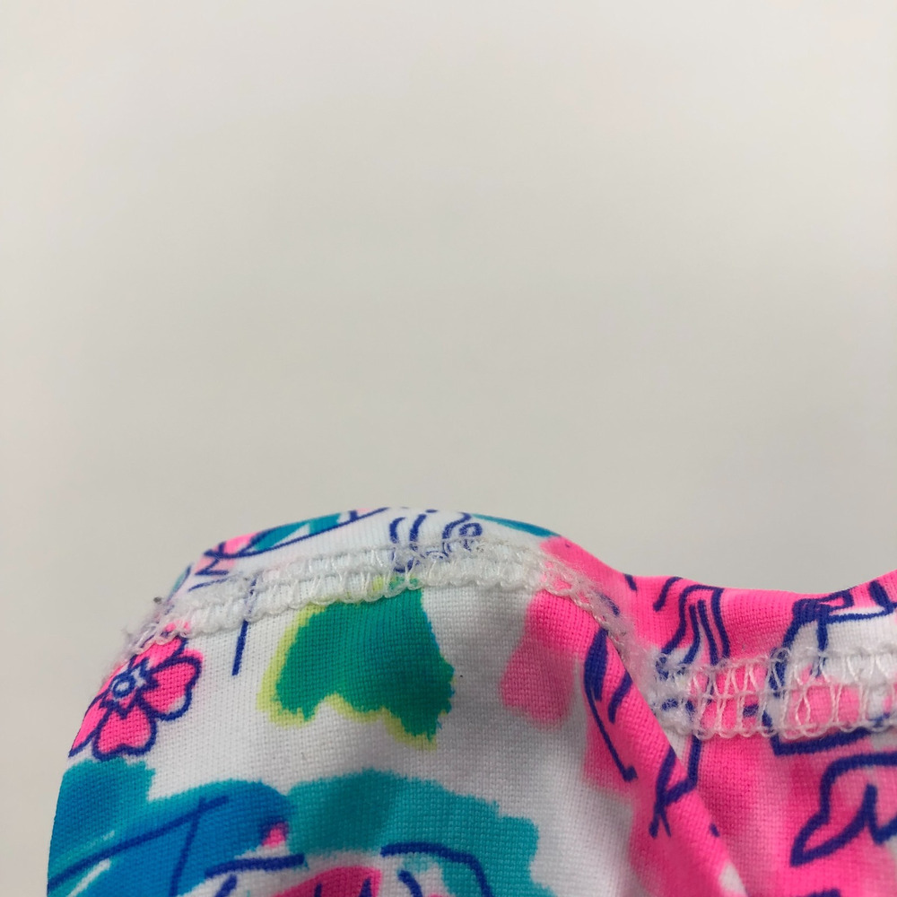Lulu B Small (Fit 26W 19L) Athleisure Travel Mid Rise Capri Pants All Over Print - Picture 11 of 11